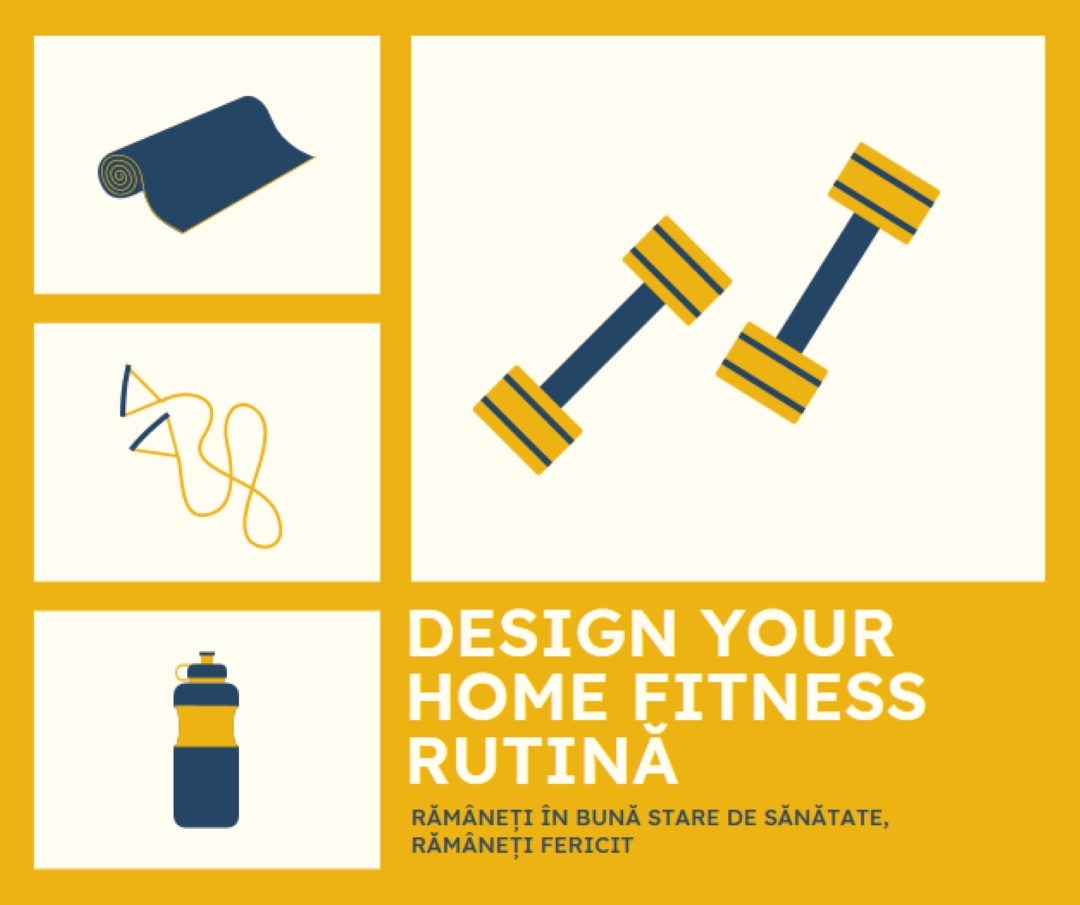 Sănătos și fericit yellow modern-bold