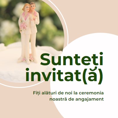 Sunteți invitat să vă comiteți pink modern-simple