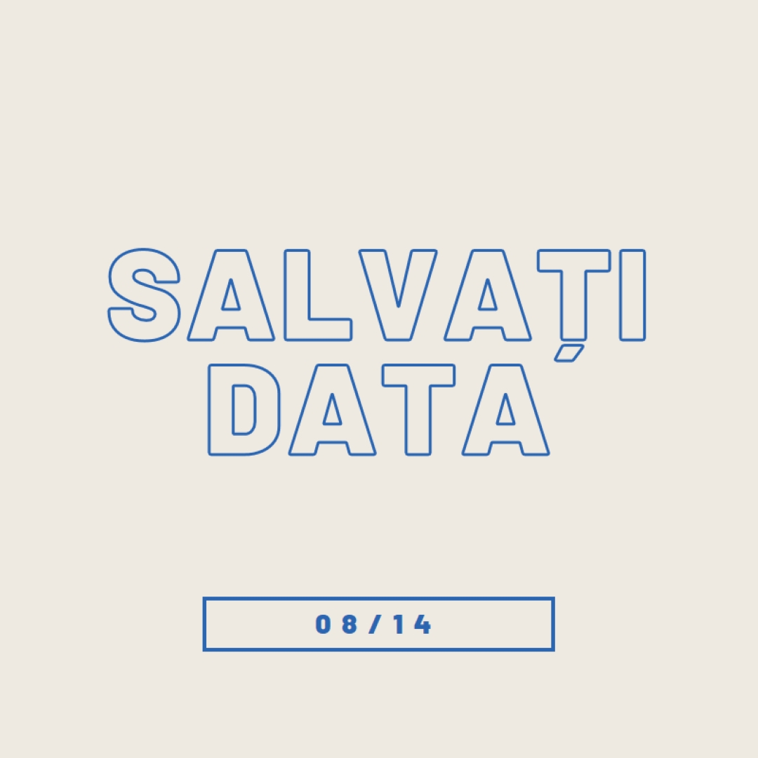 Dată albastră gray whimsical-line