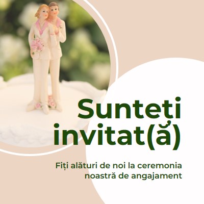 Sunteți invitat să vă comiteți pink modern-simple