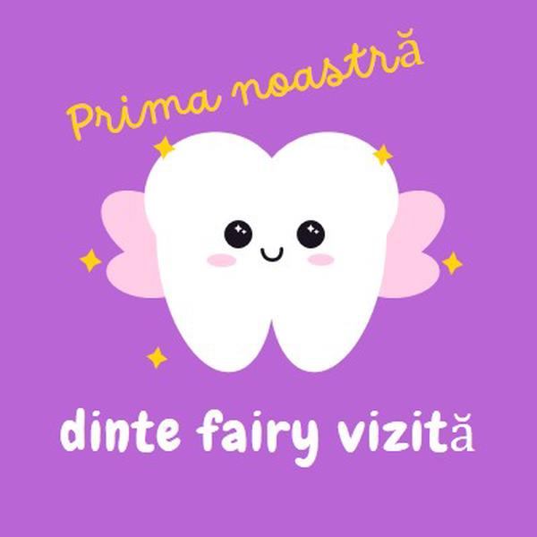 Prima vizită a zânei dinți purple whimsical-color-block