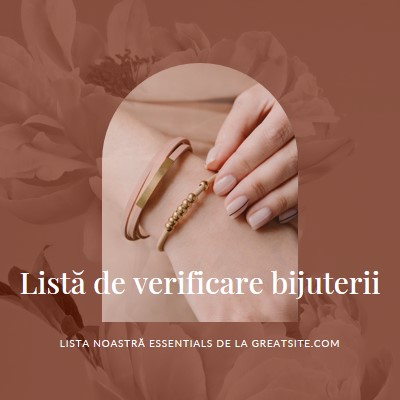 Listă de verificare bijuterii pink organic-boho