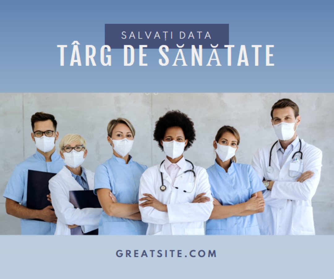 Viață sănătoasă blue modern-simple