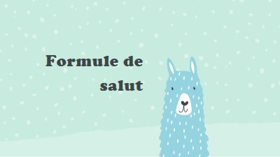 Formule de salut green whimsical-color-block