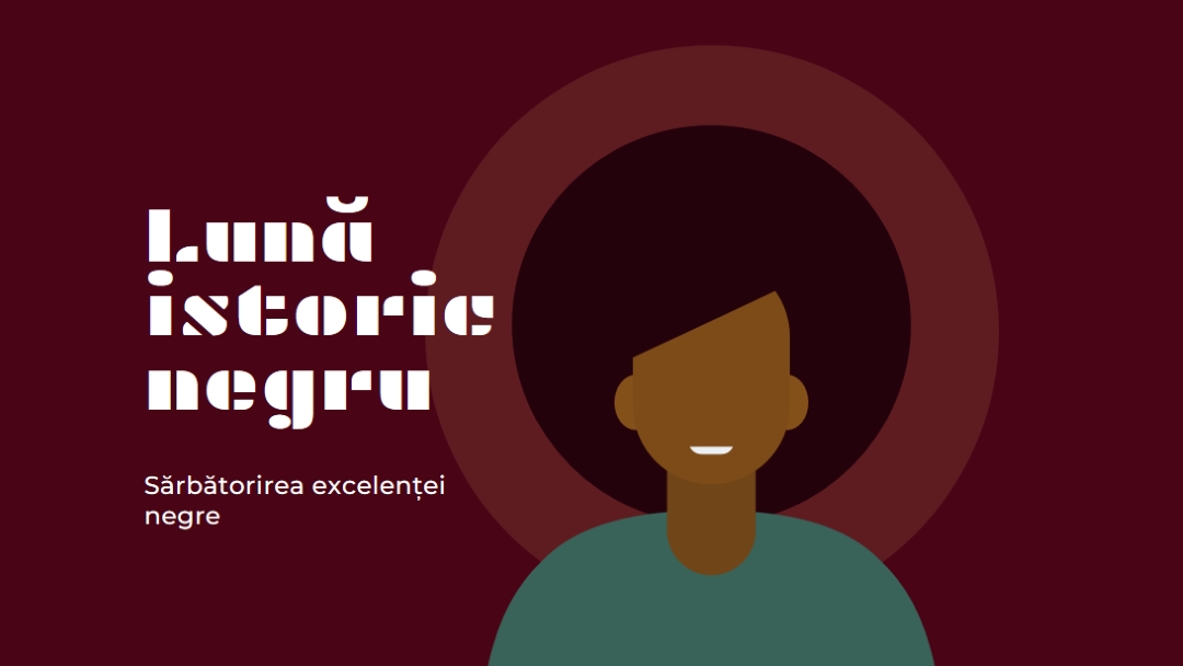 Sărbătoarea Lunii Istoriei Negre red modern-color-block