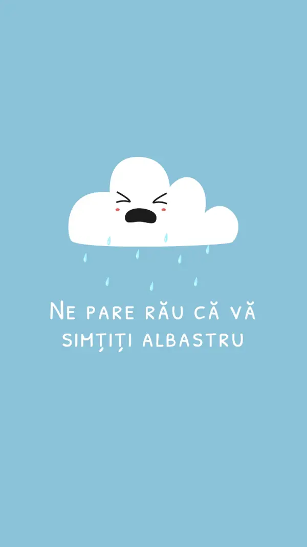 Ne pare rău că vă simțiți albastru blue whimsical-color-block