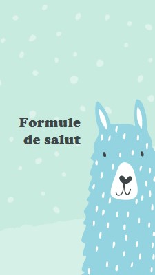 Formule de salut green whimsical-color-block