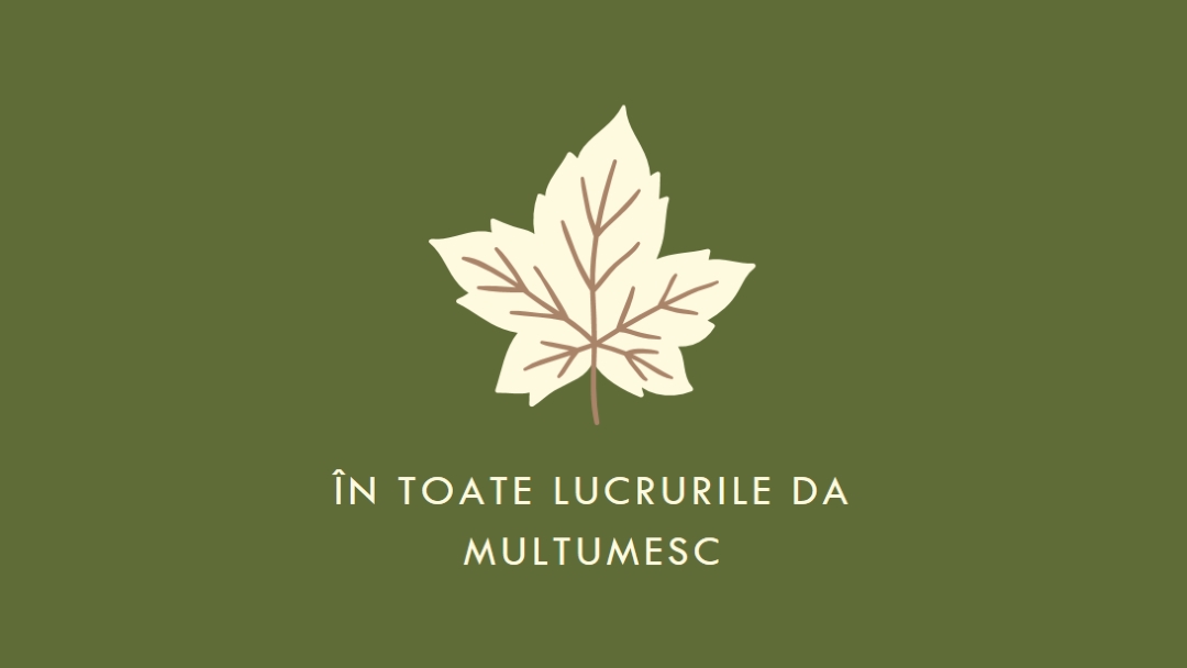 Atitudinea recunoștințăi green modern-simple
