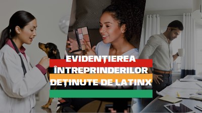 Sărbătoriți afacerile deținute de latinx white modern-simple