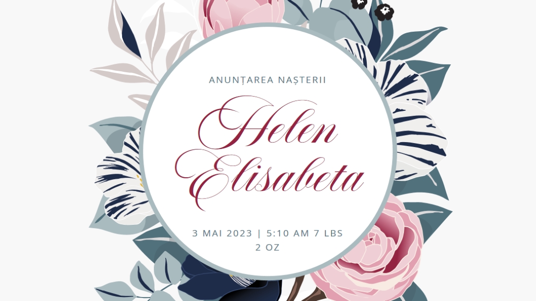 Boboci înfloriți white vintage-botanical