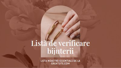 Listă de verificare bijuterii pink organic-boho