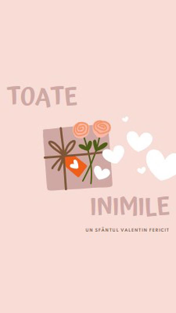 Toate inimile pink whimsical-color-block