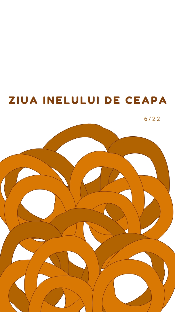 Inele de duzina orange whimsical-line