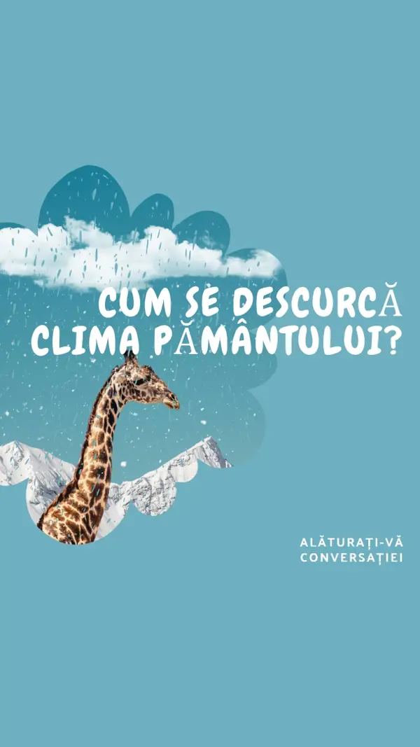 Să vorbim despre schimbările climatice blue whimsical-color-block