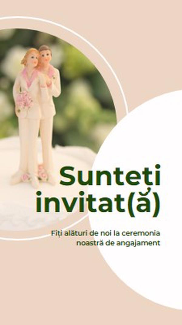 Sunteți invitat să vă comiteți pink modern-simple