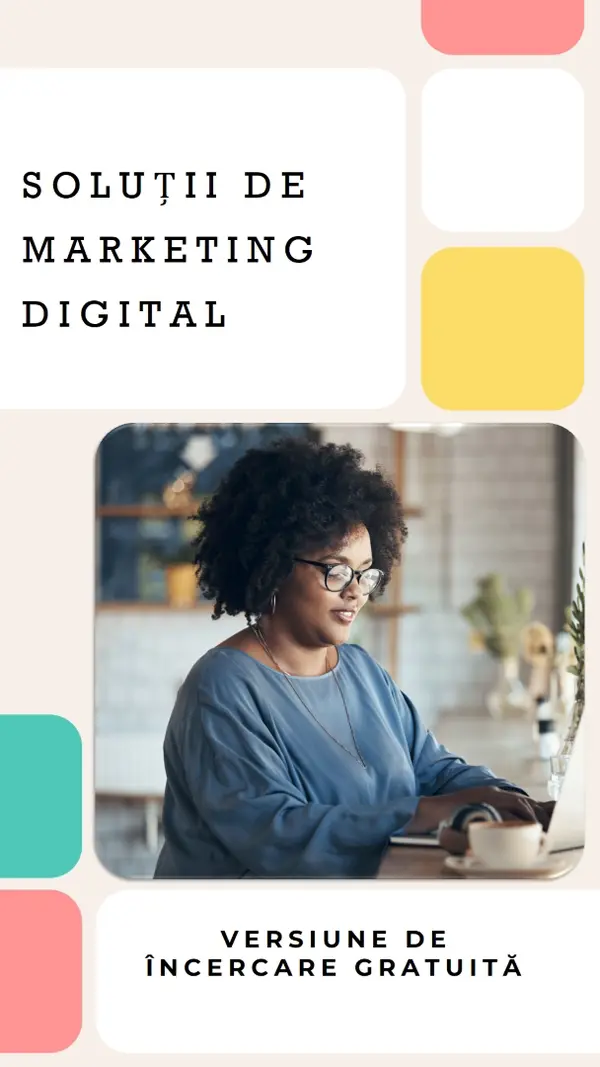 Marketing gratuit white modern-bold