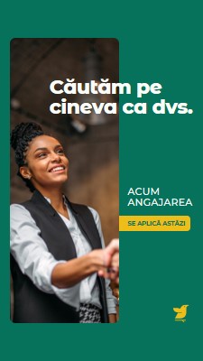 Căutăm pe cineva ca dvs. green modern,simple,corporate,minimal,neutral,geometric