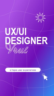 Proiectant UI/UX dorit purple bold,playful,digital,grid,neon,gradient