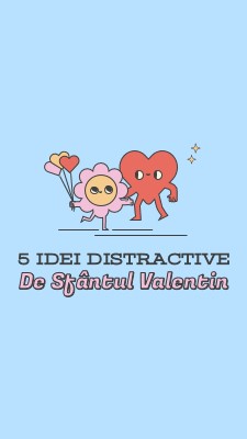 5 idei distractive de Sfântul Valentin blue retro,colorful,characters,bright,fun,cute