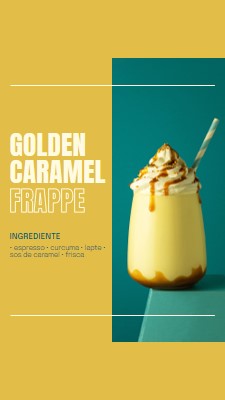 Frappe de caramel auriu yellow modern,simple,duotone