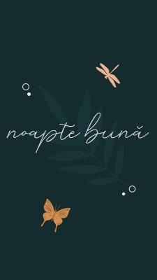 O noapte bună simplă blue whimsical,bohemian,graphic,simple,motif,handwriting,illustration,