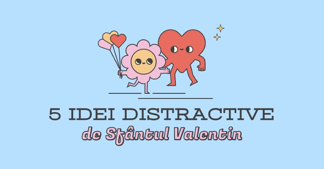 5 idei distractive de Sfântul Valentin blue retro,colorful,characters,bright,fun,cute