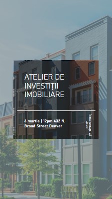 Investiție urbană blue modern-simple