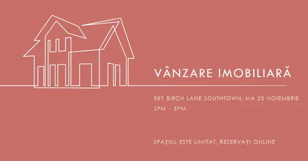 Imobiliare simplă pink modern-simple