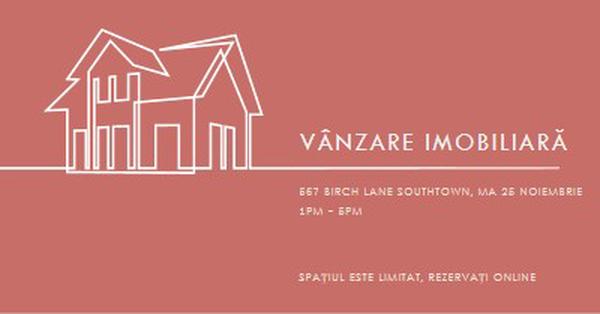 Imobiliare simplă pink modern-simple