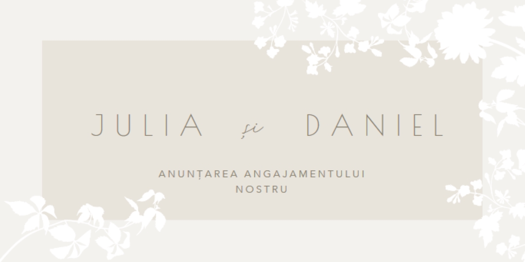 Grădină de dragoste gray vintage-botanical