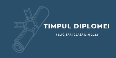 Diploma ta blue modern-simple