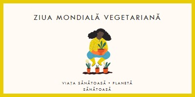 Este Ziua Mondială Vegetariană white modern-simple