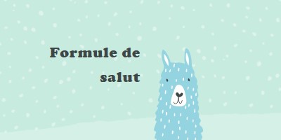 Formule de salut green whimsical-color-block