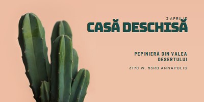 Casă deschisă pe 3 aprilie pink modern-simple