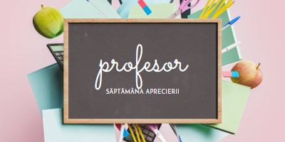 Aprecierea profesorilor pink modern-simple