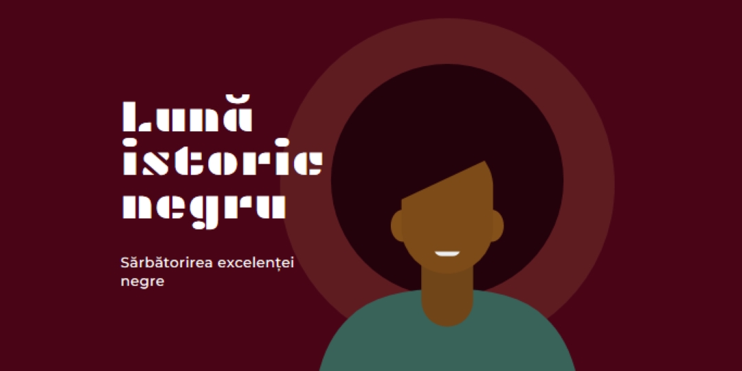 Sărbătoarea Lunii Istoriei Negre red modern-color-block