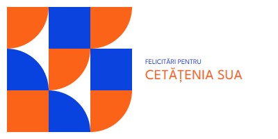 Felicitări pentru cetățenie red modern-geometric-&-linear