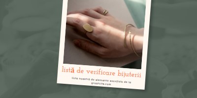 Bijuterii? Verificare white organic-simple