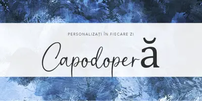 Creați-vă în fiecare zi capodopera blue modern-simple
