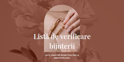 Listă de verificare bijuterii pink organic-boho