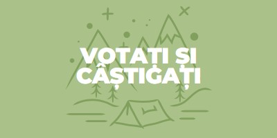 Votați și câștigați green whimsical-line