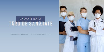 Viață sănătoasă blue modern-simple