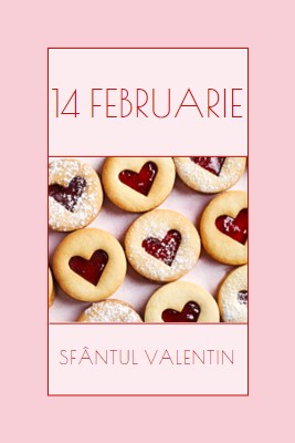 Felicitare de Sfântul Valentin pink modern-simple