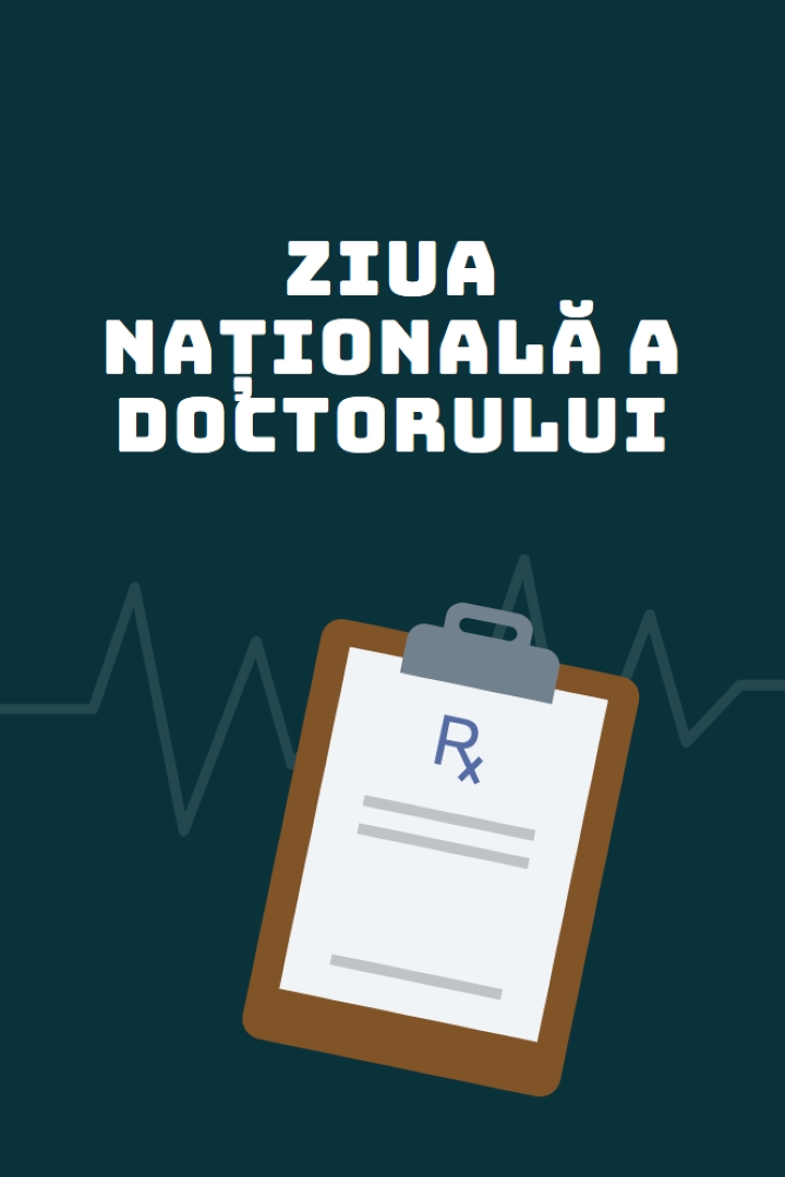 Astăzi este Ziua Națională a Doctorului blue modern-simple