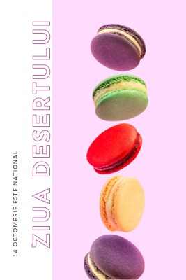 Nu ratați Ziua Desertului purple modern-bold