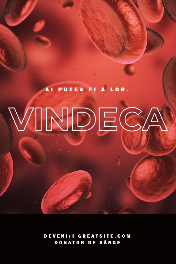 Deveniți donator de sânge red modern-simple