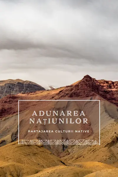 Sărbătorirea culturii native brown modern-simple