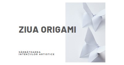 Ziua Origami white modern-simple