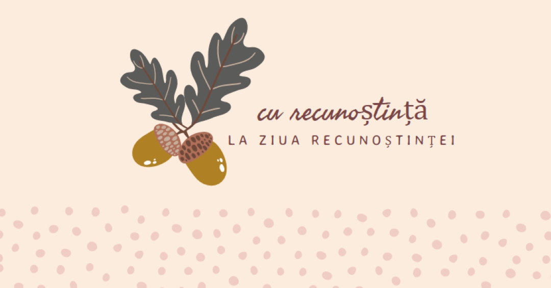 Cu mulțumiri pink modern-simple