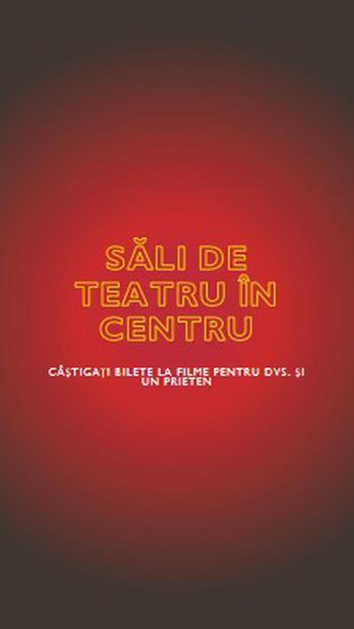Etapă centrală red modern-simple